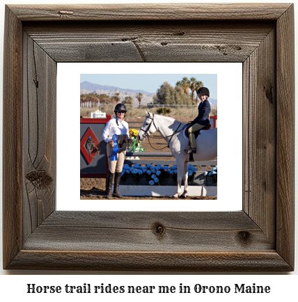 horse trail rides near me in Orono, Maine